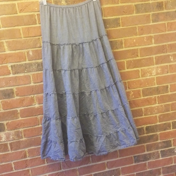 Style & Co Dresses & Skirts - Style&co chambray boho maxi skirt Style & Co Dresses & Skirts - Style&co chambray boho maxi skirt